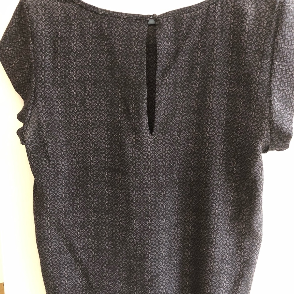 Joie short sleeved silk blouse